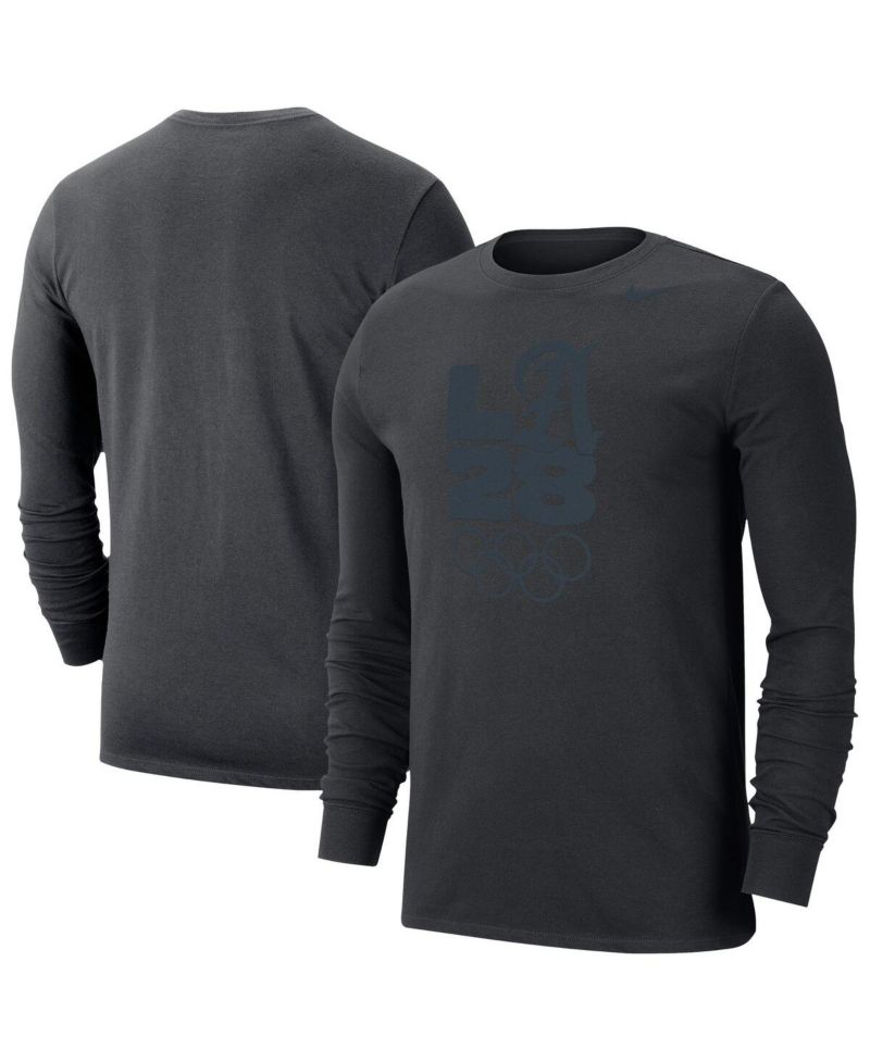 Men's Black LA28 Summer Olympics Team Issue Velocity Dri-FIT Long Sleeve T-Shirt