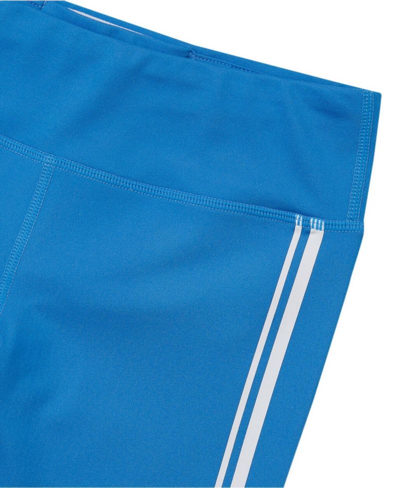 Girls Active Flare Leggings with Side Stripe