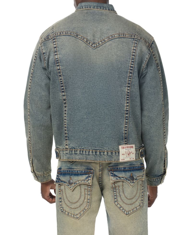 Men's Jimmy Big T Oversized Western-Inspired Denim Jacket