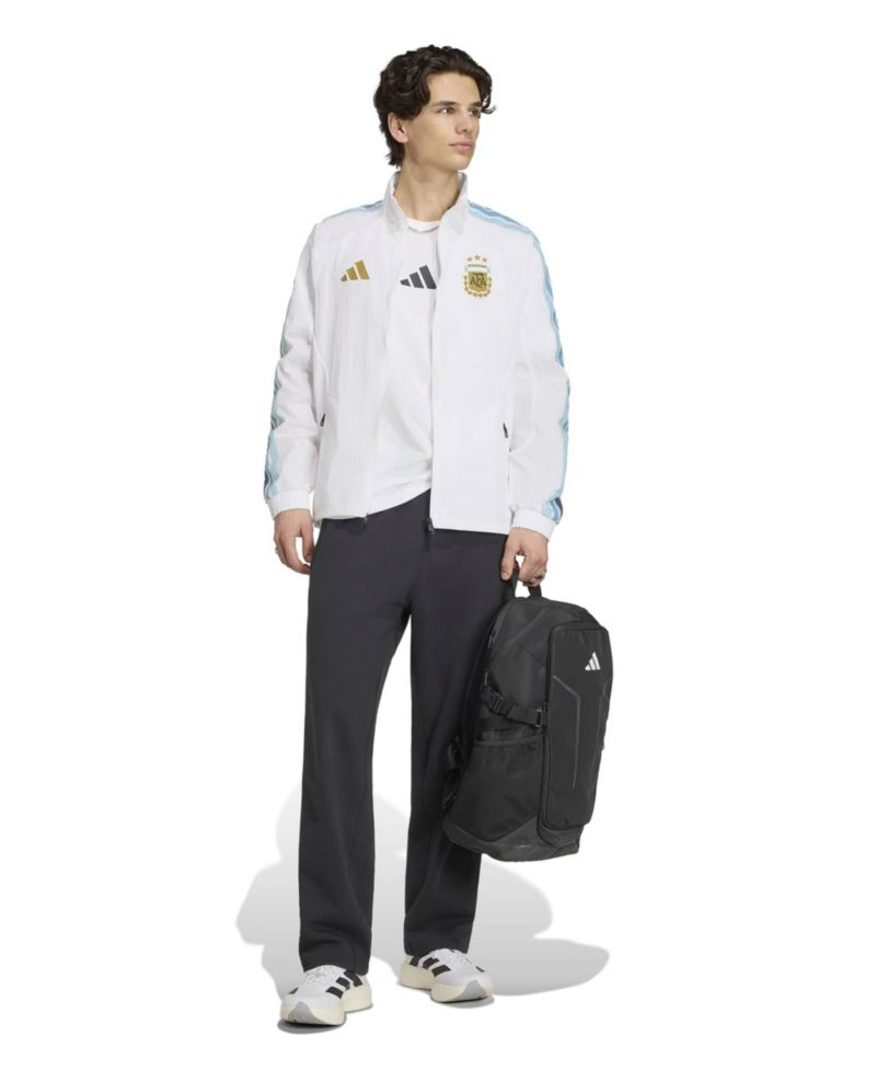 Men's White Argentina National Team 2026 Home Full-Zip Game Day Anthem Jacket