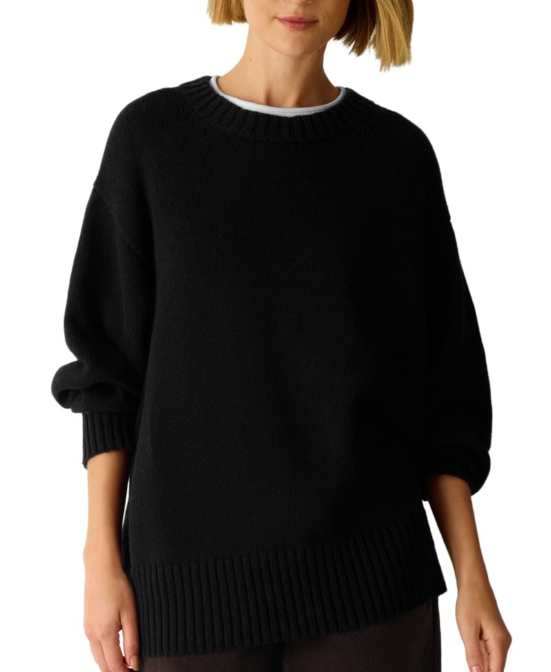 Women's Generational Oversized Crewneck Lightweight Sweater