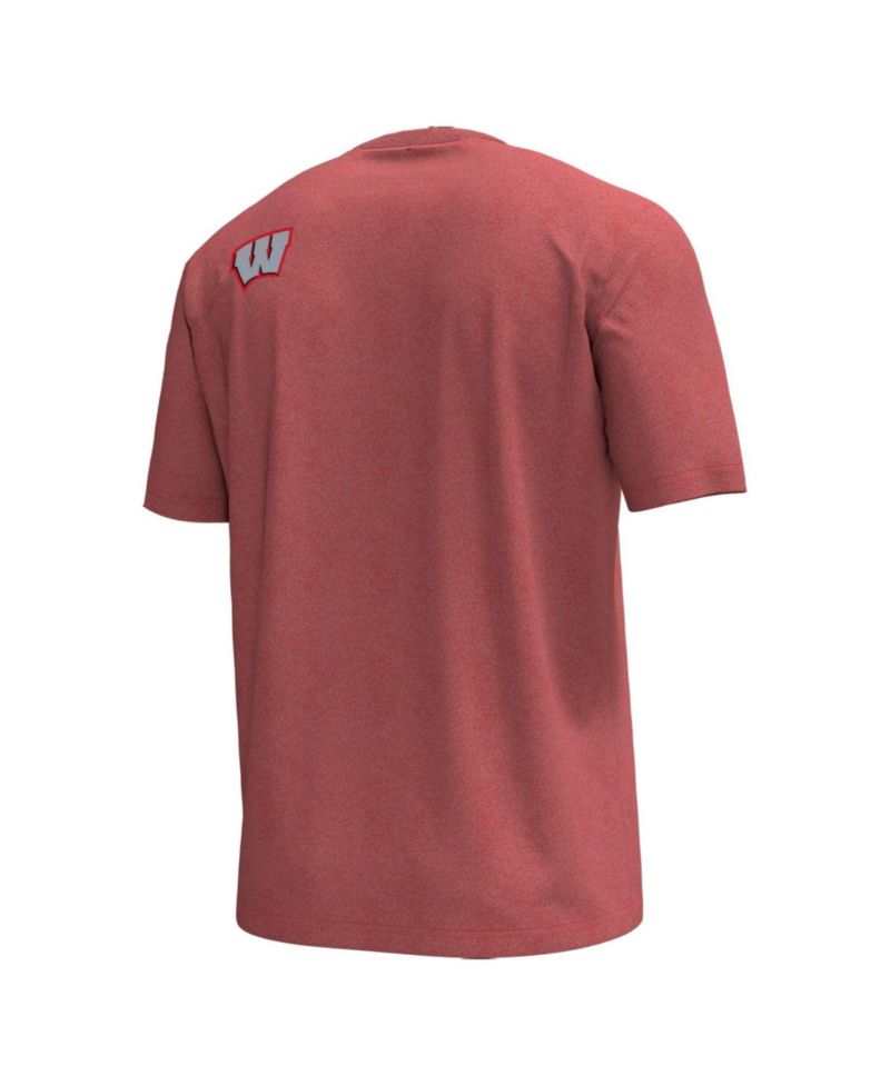 Men's Red Wisconsin Badgers 2026 Lambeau Field Collection Icon T-Shirt