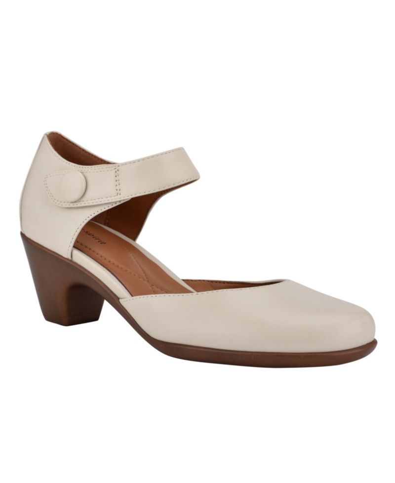 Women's Clarice Mary Jane Block Heel Pumps