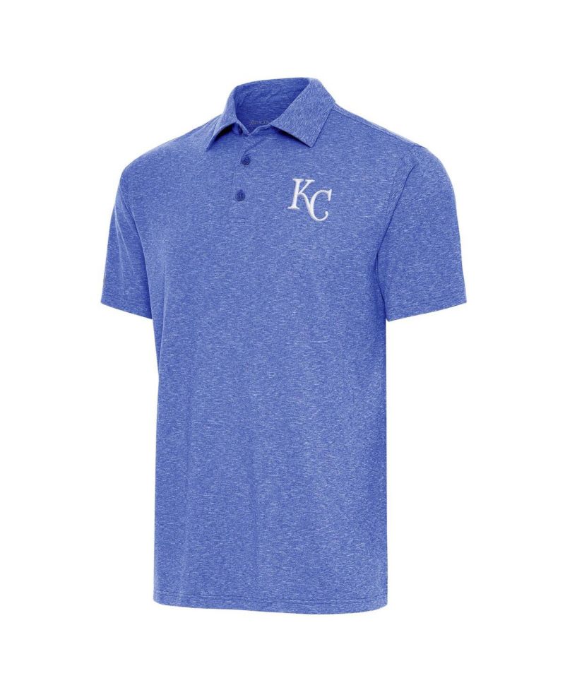 Men's Heather Royal Kansas City Royals Par Polo Shirt