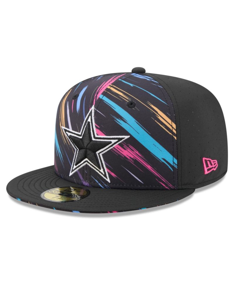 Men's Black Dallas Cowboys 2026 NFL Cruical Catch 59FIFTY Fitted Hat