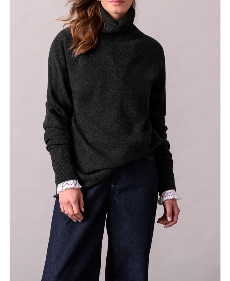 Women's Geelong Wool Slouch Turtleneck Sweater