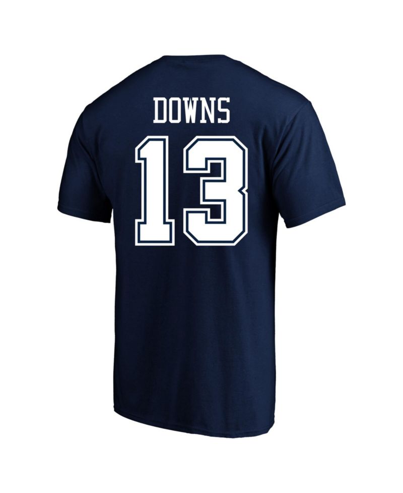 Men's Caleb Downs Navy Dallas Cowboys Big & Tall Player Name & Number T-Shirt