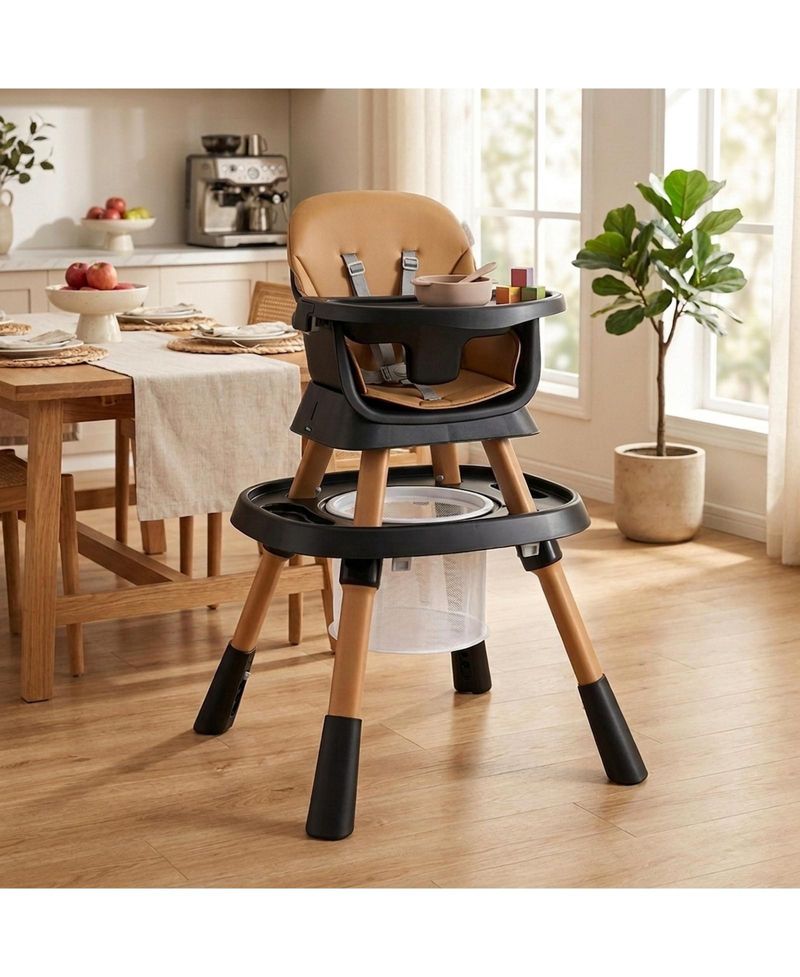 16-in-1 Baby High Chair with Activity Center and Booster Seat for Babies and Toddlers