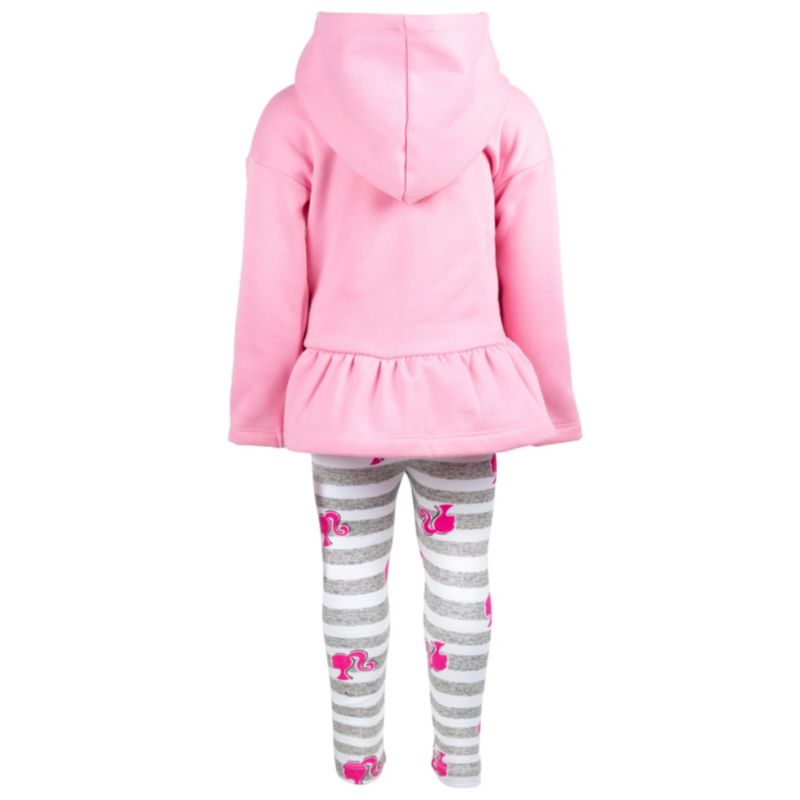 Toddler Girls 2-Piece Fleece Hoodie and Leggings Set