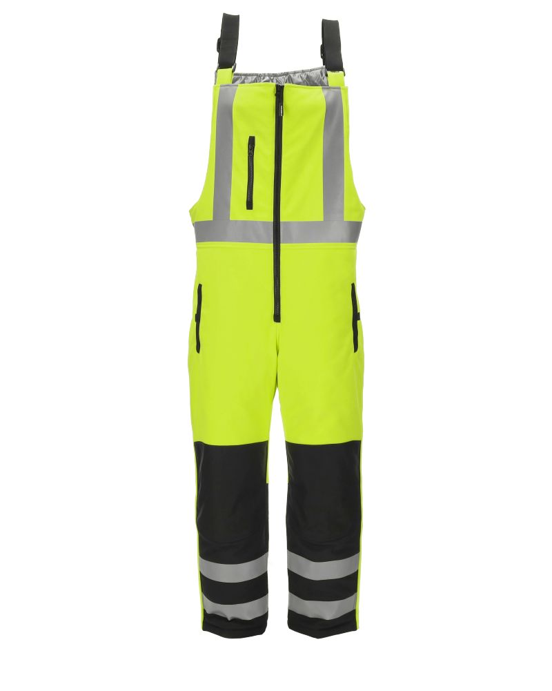 Men's Hi Vis Insulated Softshell High-Bib Overalls, -20&deg;F (-29&deg;C)