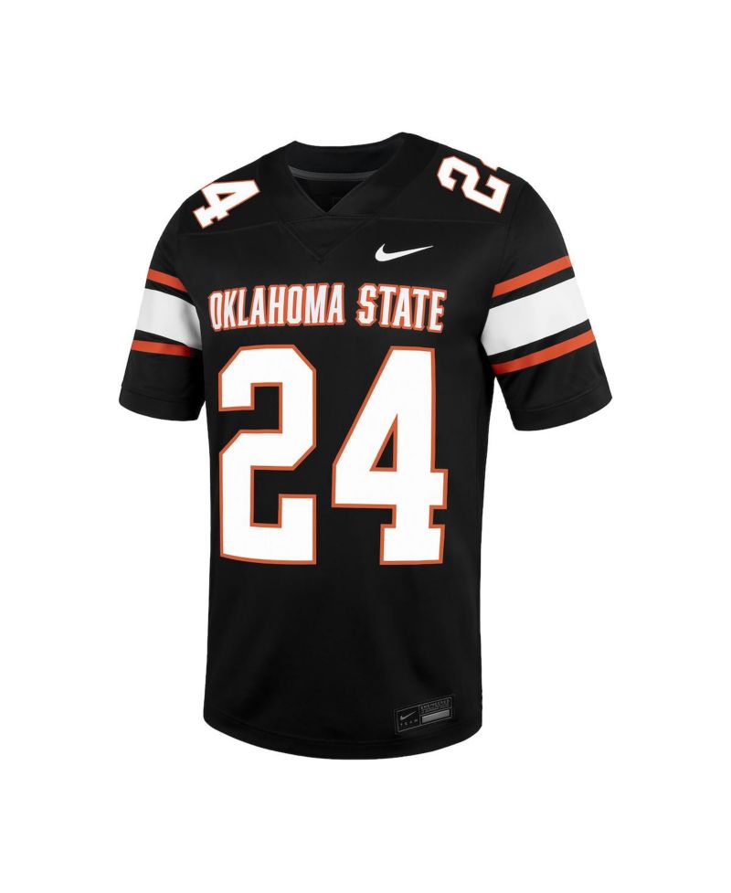 Men's 24 Black Oklahoma State Cowboys Untouchable Football Jersey