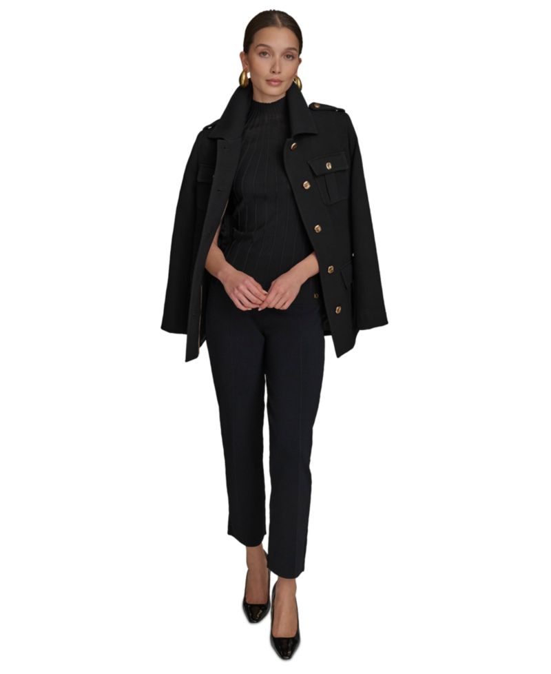 Women's Belted Crepe Jacket