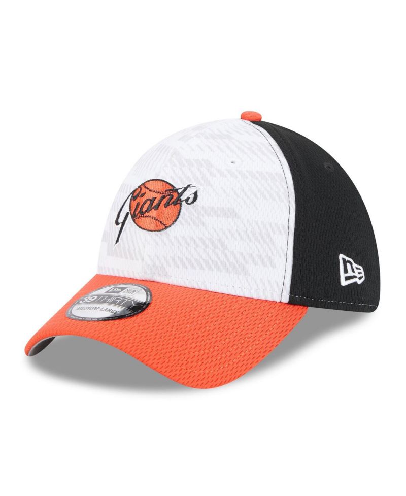 Men's Black/Orange San Francisco Giants 2025 MLB Clubhouse 39THIRTY Flex Hat