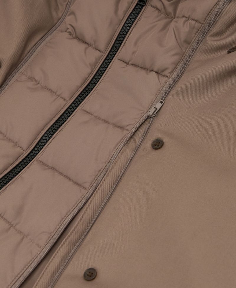 Women's Azura Hooded Double-Breasted Trench Coat