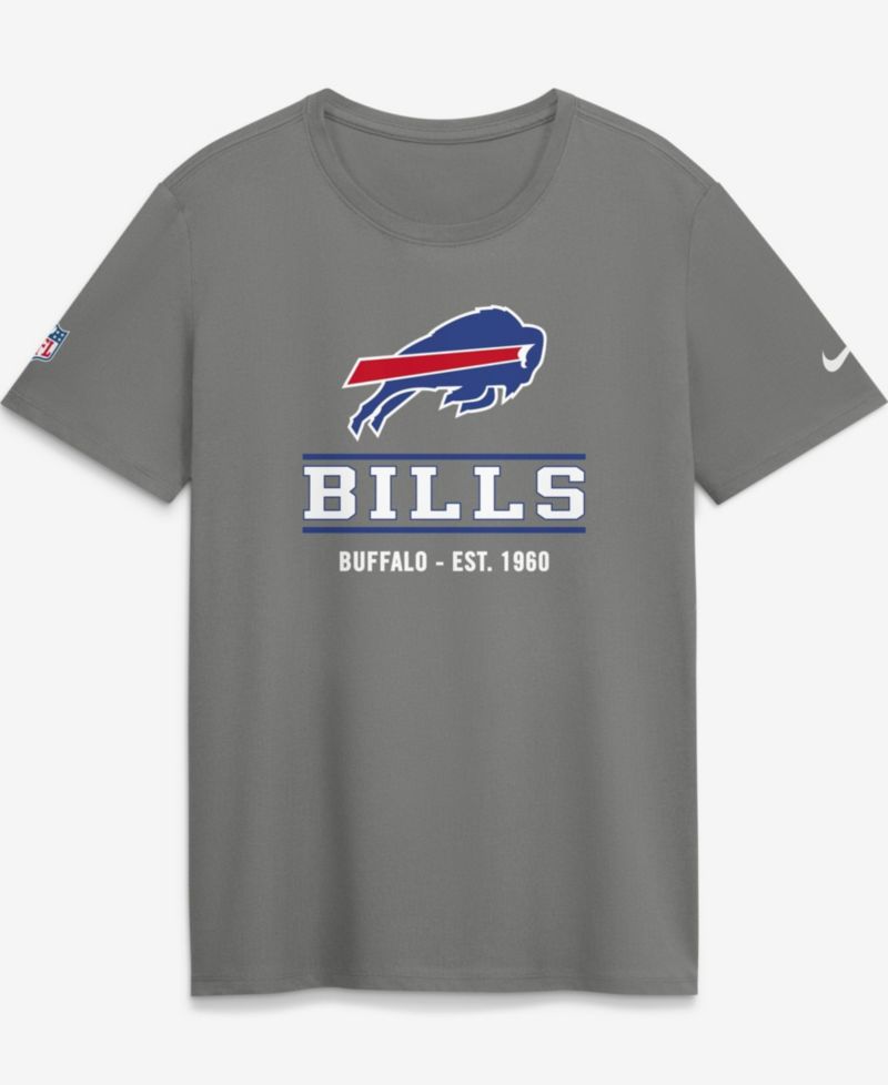 Women's Gray Buffalo Bills Sideline Alternate Final Sprint Dri-FIT T-Shirt