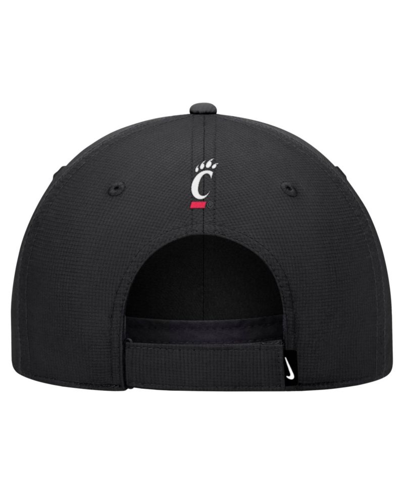 Men's Black Cincinnati Bearcats 2026 Sideline Ripstop Dri-FIT Adjustable Hat