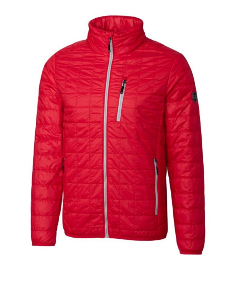 Big & Tall Cutter and Buck Rainier PrimaLoft Insulated Long Sleeve Puffer Jacket