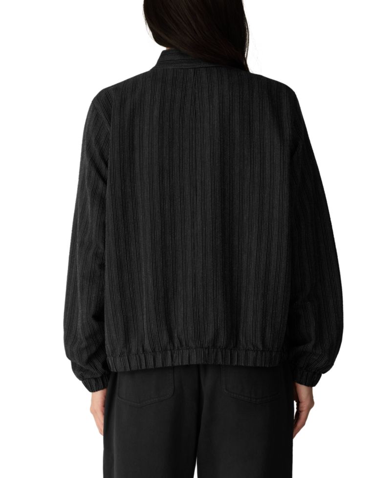 Women's Band-Collar Long-Sleeve Jacket