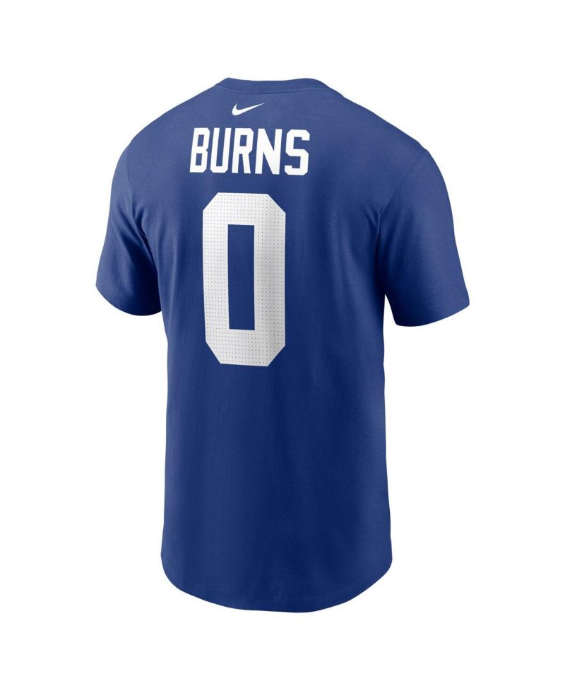 Men's Brian Burns Royal New York Giants Player Name & Number T-Shirt