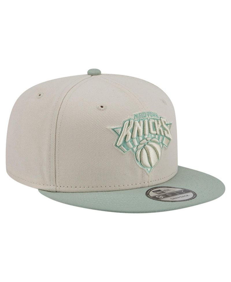 Men's Cream/Light Green New York Knicks Color Pack 9FIFTY Snapback Hat