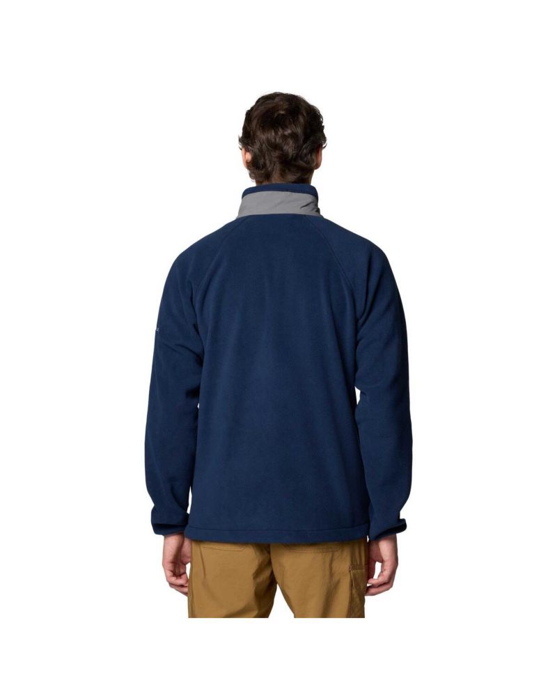 Men's Navy Dallas Cowboys Flanker IV Fleece Full-Zip Jacket
