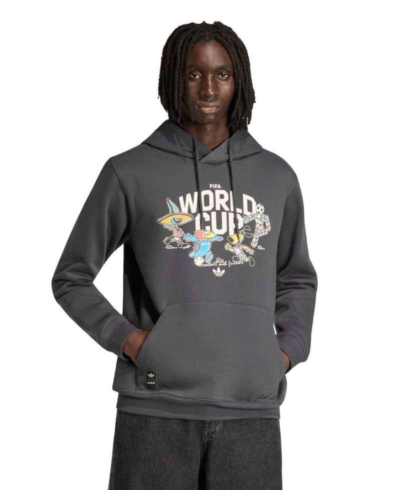 Men's Gray FIFA World Cup Historic Mascot Hoodie