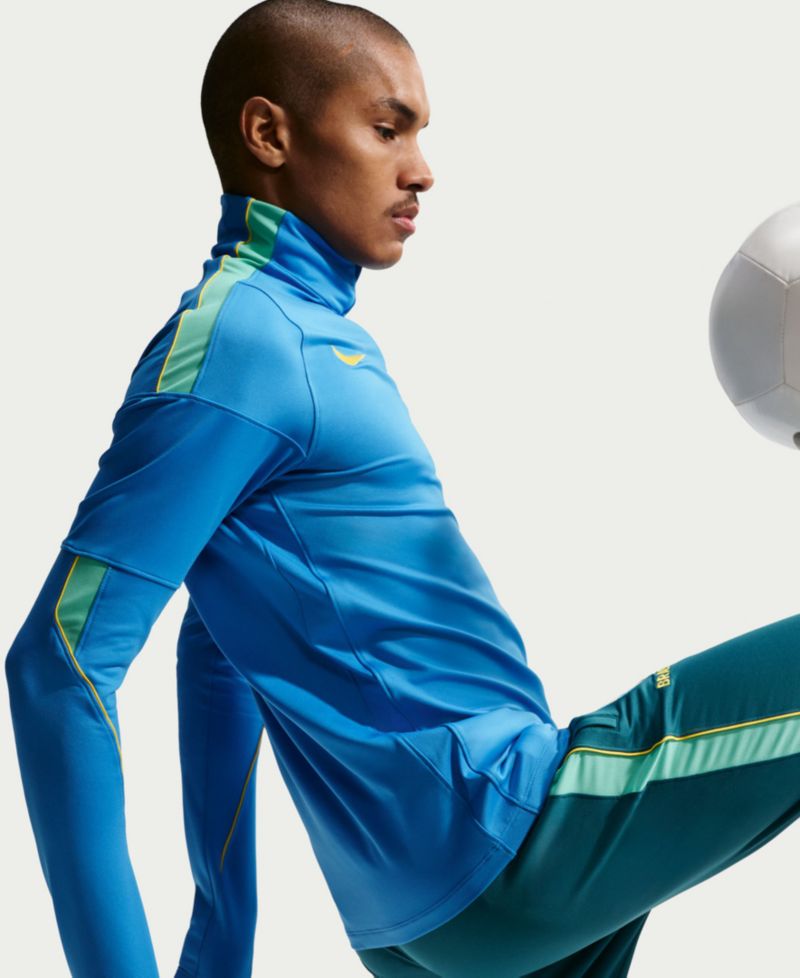Brazil Strike Soccer Long-Sleeve T-Shirt