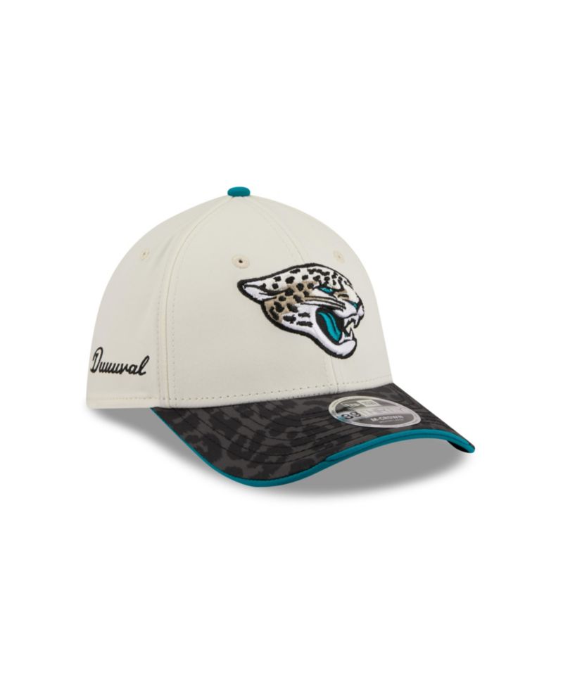 Men's Cream/Black Jacksonville Jaguars 2026 Rivalries Collection 39THIRTY Flex Hat