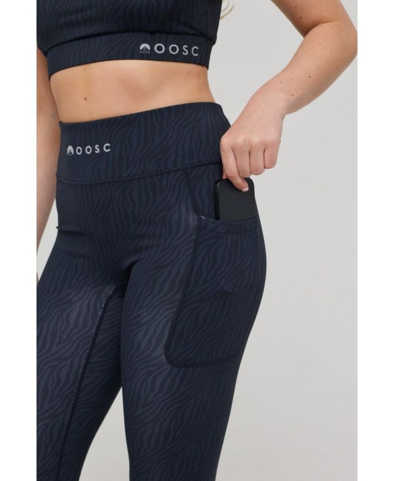 Women's Infinite High Waisted Leggings - Black Tiger