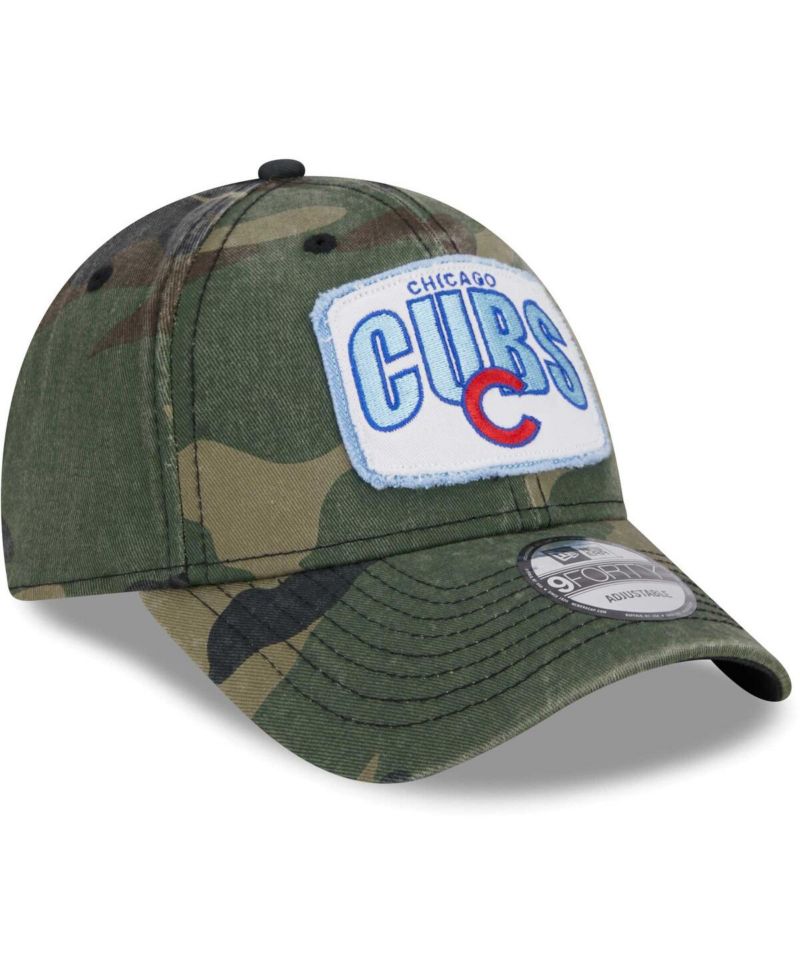Men's Camo Chicago Cubs Gameday 9FORTY Adjustable Hat