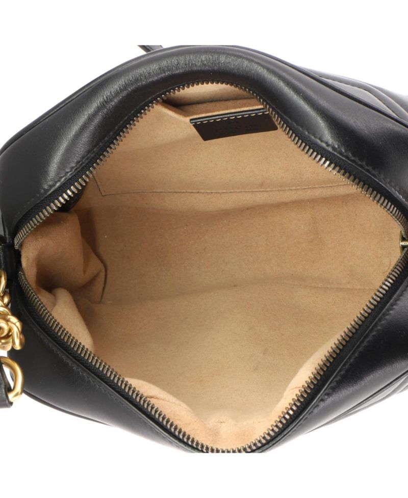 Small GG Marmont Shoulder Bag Matelasse Leather