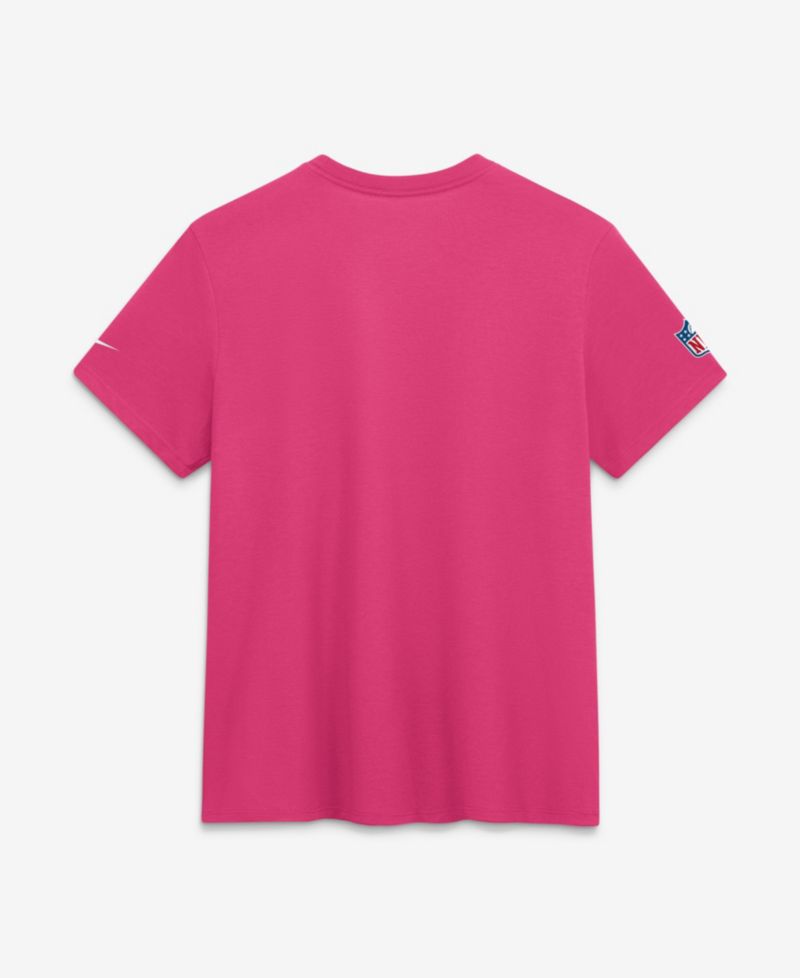 Women's Pink Dallas Cowboys 2026 NFL Crucial Catch Tri-Blend Dri-FIT T-Shirt
