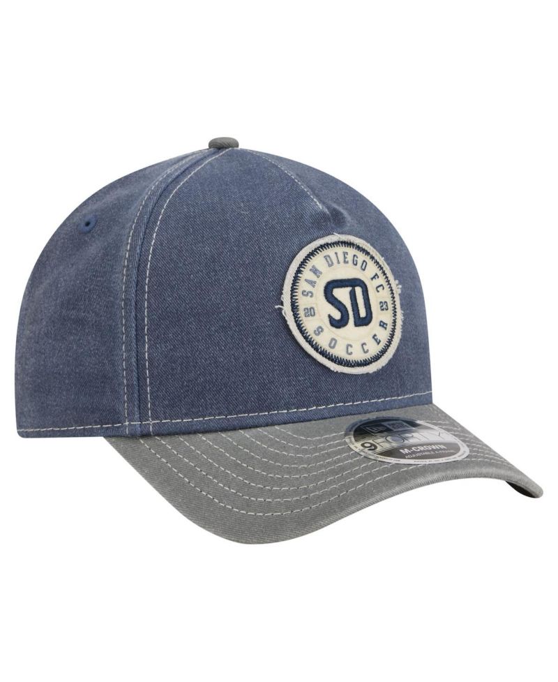 Men's Navy San Diego FC Jersey Hook 9FORTY Adjustable Hat