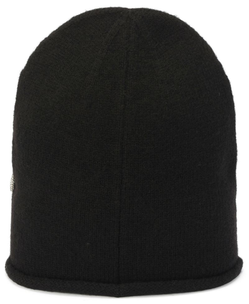 Women's Embellished Bow Knit Beanie