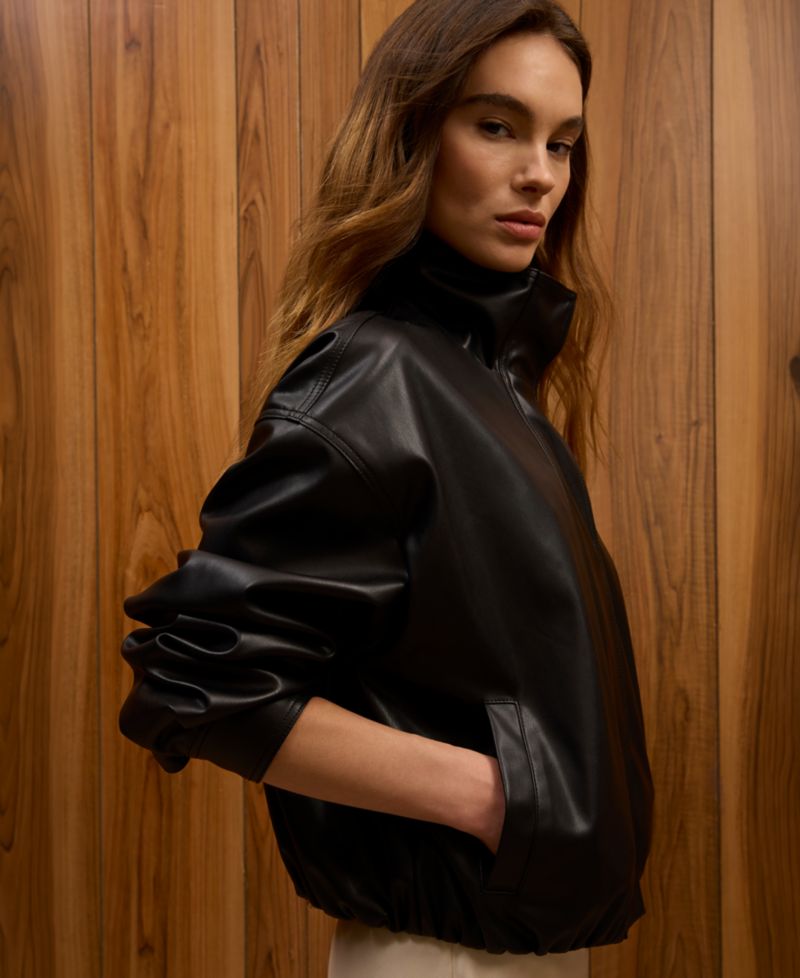 Women's Dessa Oversized Funnel Neck Bomber Jacket