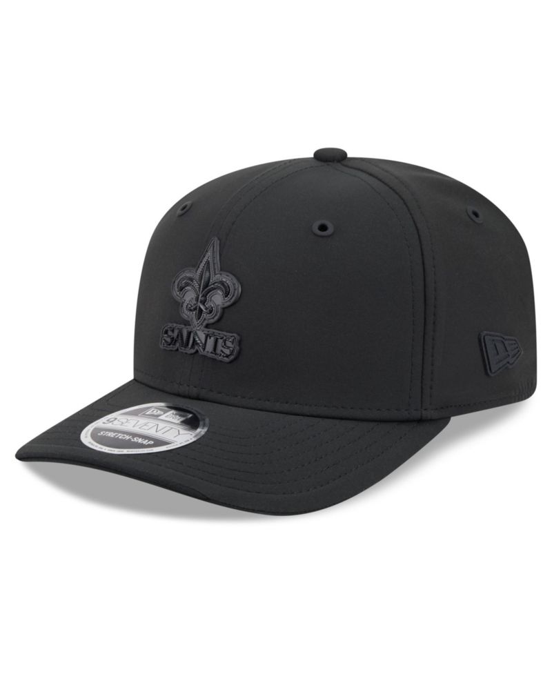 Men's Black New Orleans Saints 2026 Sideline 9SEVENTY Adjustable Hat