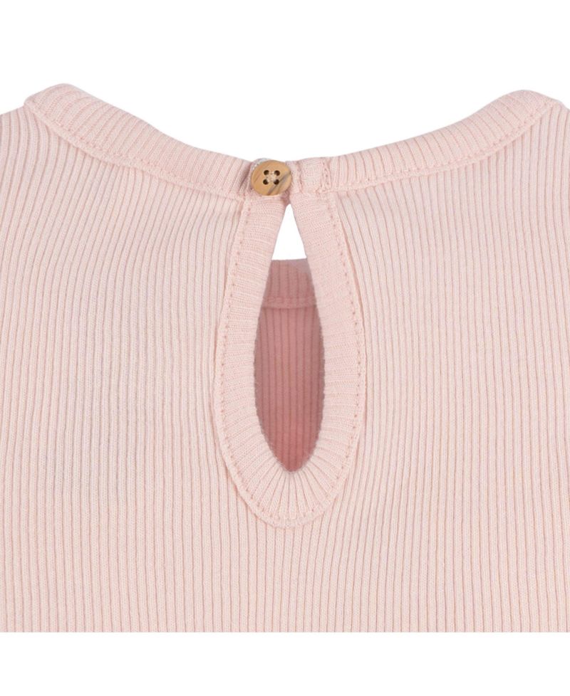 Baby Girls Crystal Pink Bodysuit and Shorts Set, 2-Pack