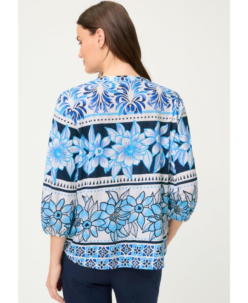 Women's Floral Panneaux T-Shirt