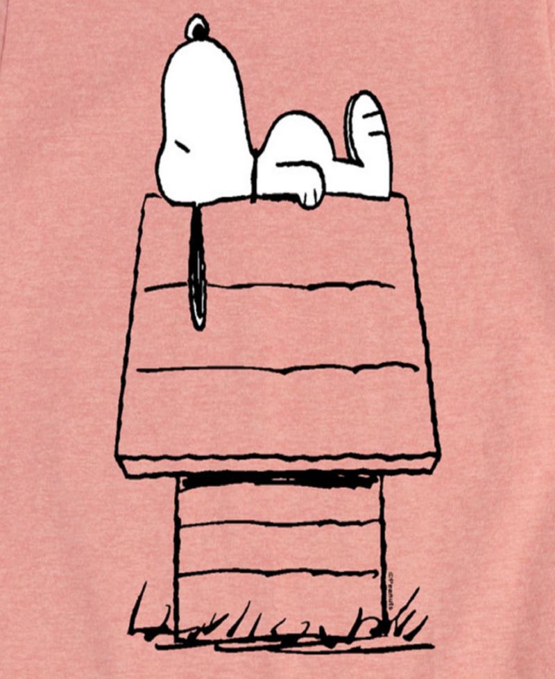 Big Girls Snoopy House Graphic Short Sleeve Tee