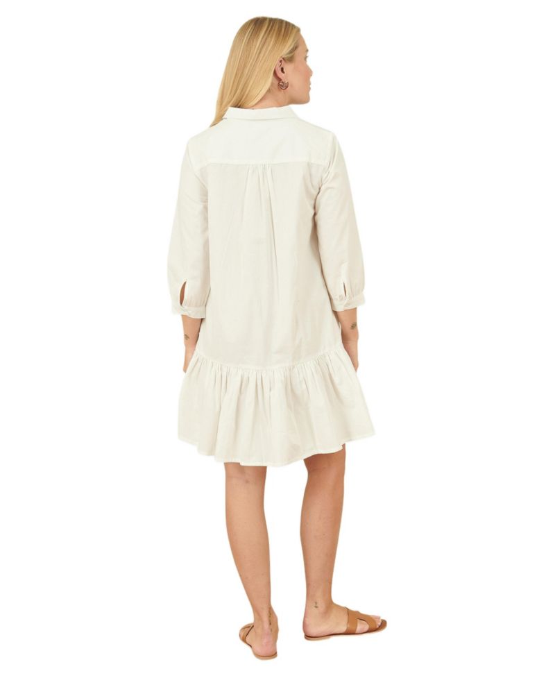 Women's Cotton Flower Tunic Dress