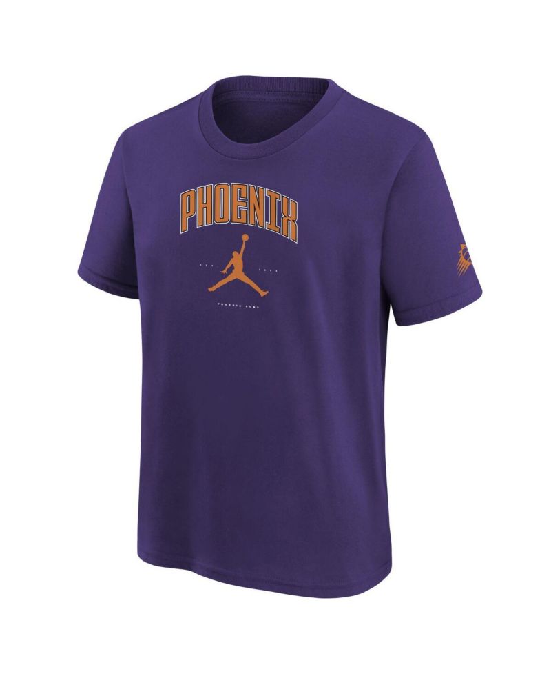 Big Boys and Girls Purple Phoenix Suns Essential Cities T-Shirt