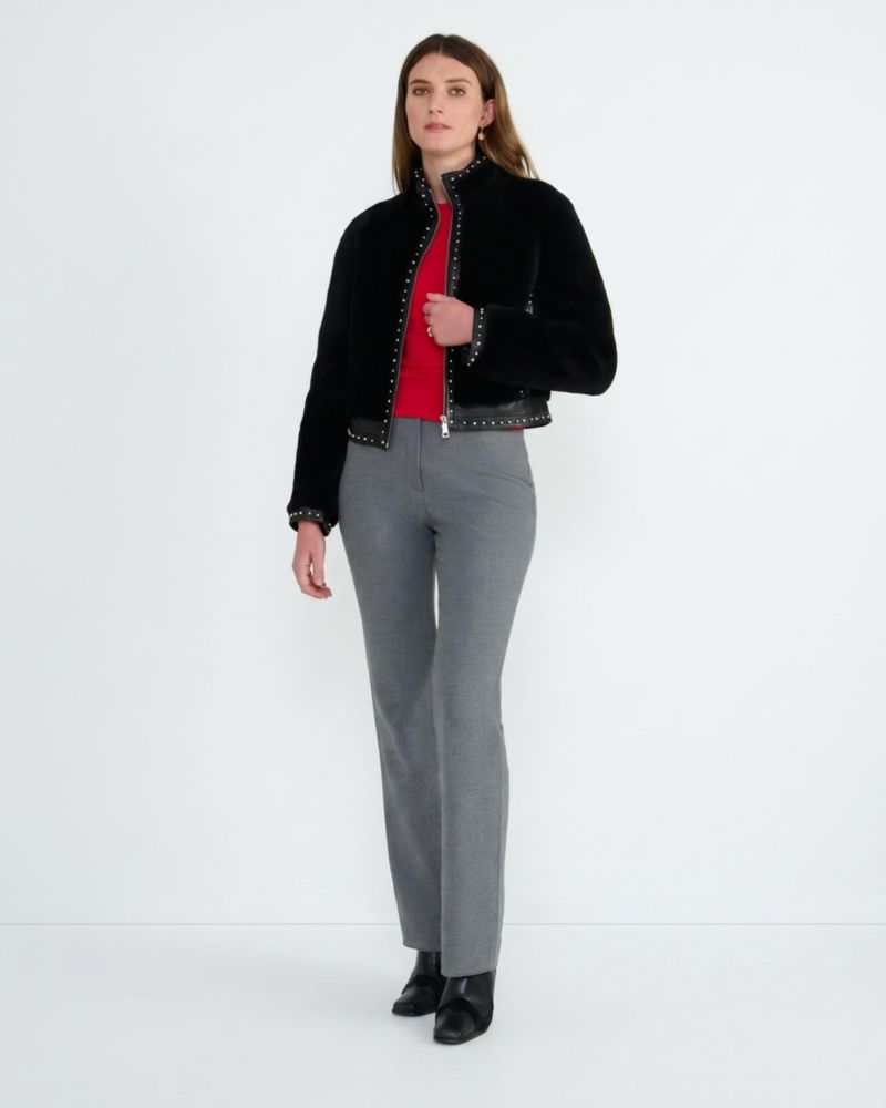 Women's Harper Studded Shearling Jacket