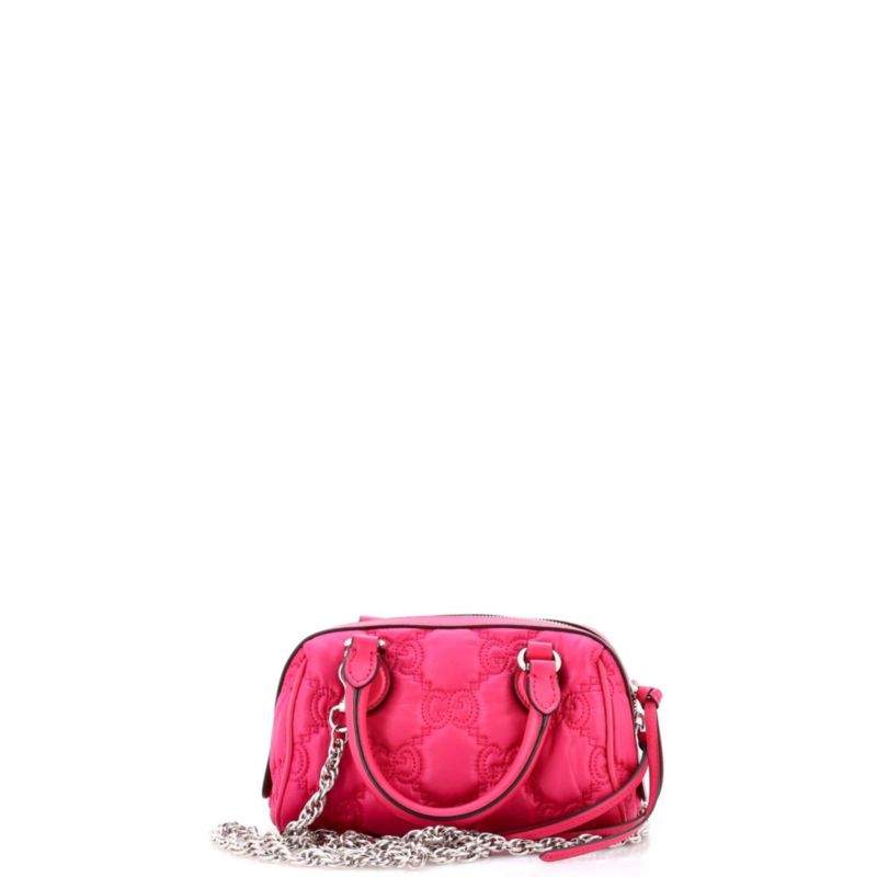 Mini Ophidia Convertible Boston Top Handle Bag GG Matelasse Leather
