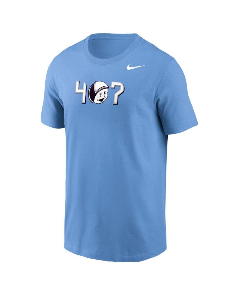 Men's Powder Blue UCF Knights 2024 Space Game 407 T-Shirt