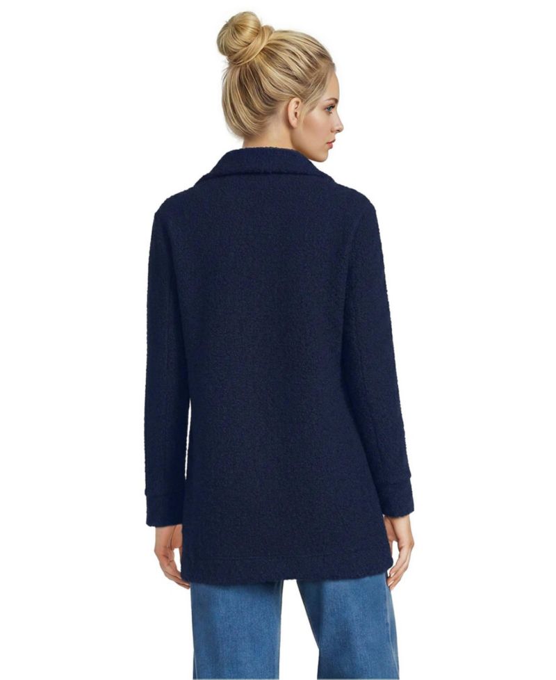 Women's Boucle Fleece Coat