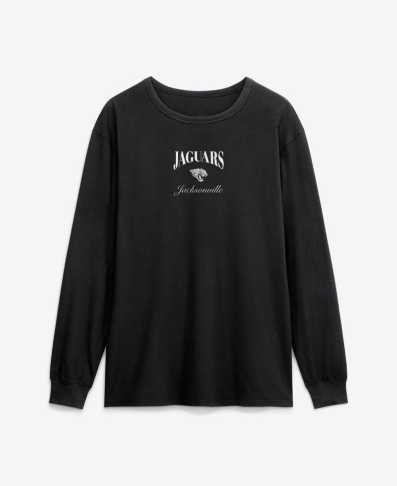 Men's Black Jacksonville Jaguars Midnight Falls Long Sleeve T-Shirt