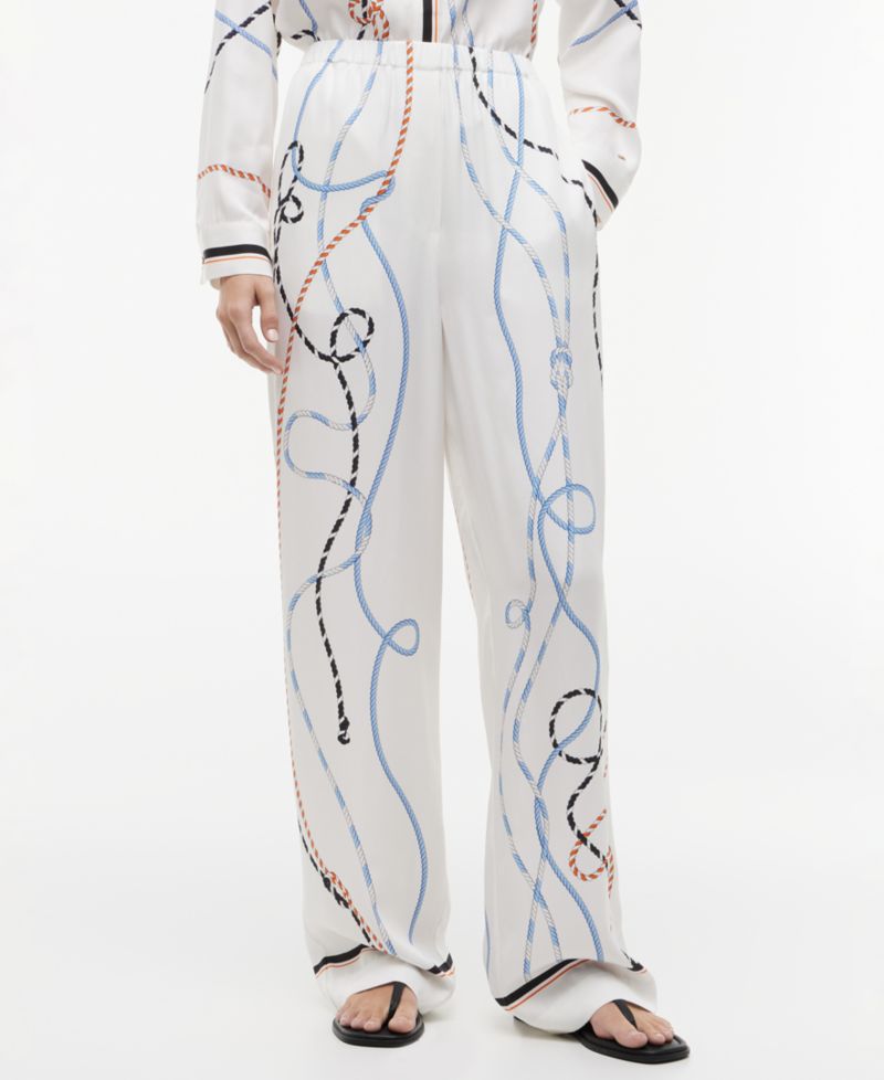 Women's Printed Wide-Leg Pants