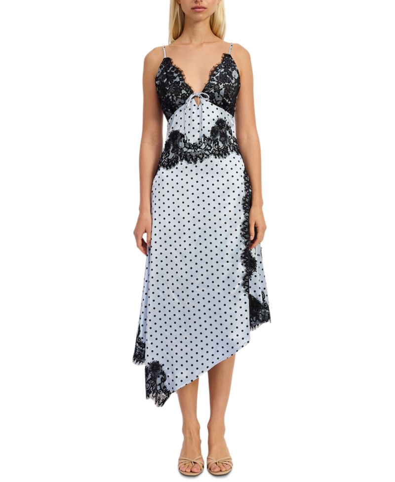 Women's Hazel V-Neck Sleeveless Asymmetric Maxi Dress