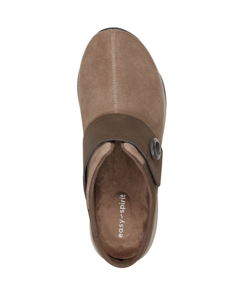Women's Edline Suede Button Strap Mules