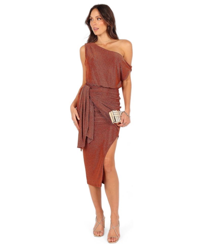 Womens Santiago Off Shoulder Midi Dress